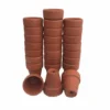 25 - Ultra Mini 1 1/2" X 1 7/8" Clay Pots - Great For Fairy Gardens And Crafts
