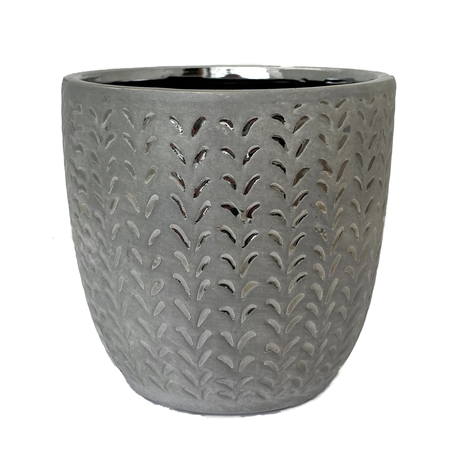 Cosmos Meteor Ceramic Planter - 5.25" X 5" - Tweed 1 Cosmos Meteor Ceramic Planter - 5.25" X 5" - Tweed