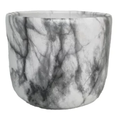 Marbled Egg Pot Cement Planter - 6" X 5" - Indoors Or Out