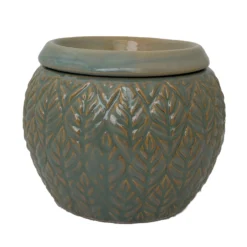 Sherborn Self Watering Glazed Ceramic Pot - Epsom - 5.25 X 4.25"